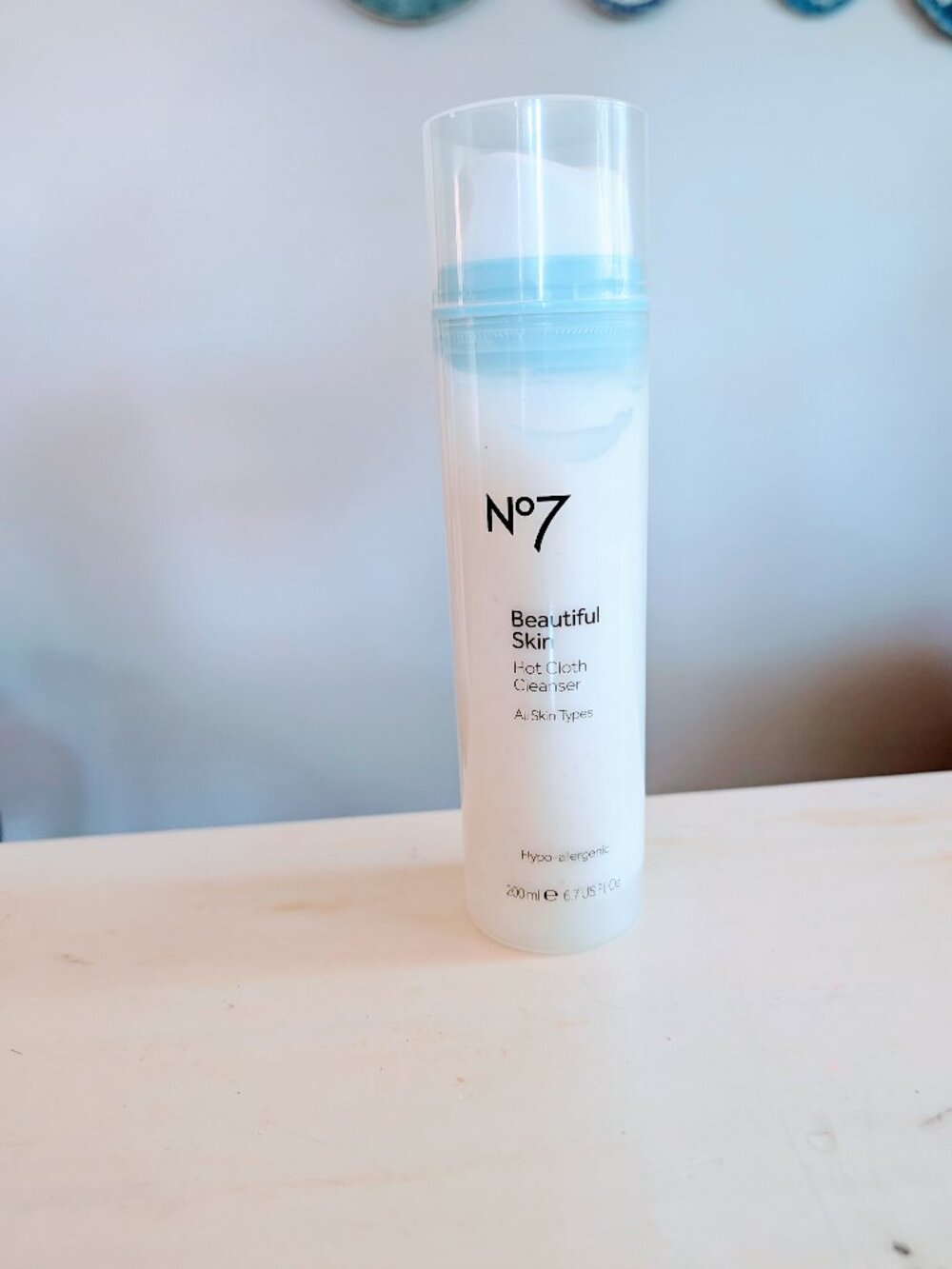 No7 Beautiful Skin Hot Cloth Cleanser 200ml 6.7 fl oz Hypoallergenic New Sealed
